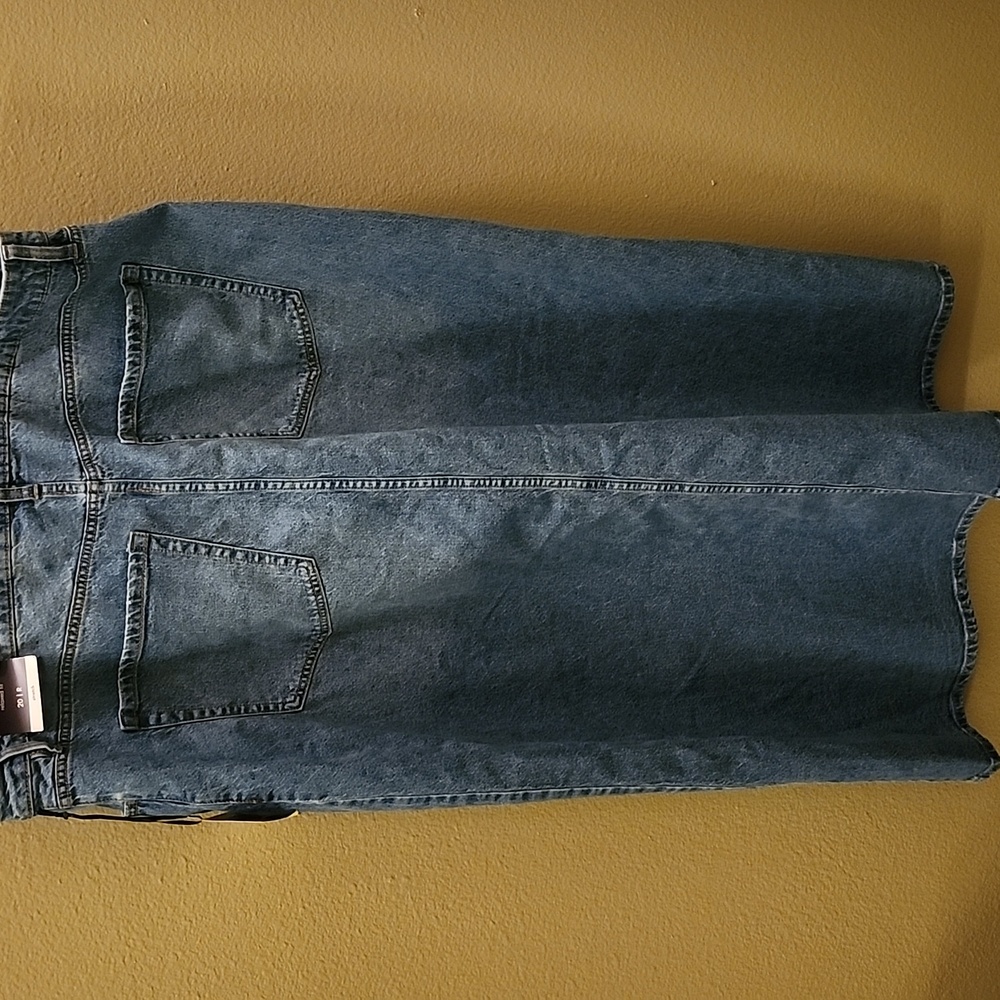 AVA & VIV Denim skirt A-line Med clean blue - Picture 4 of 7